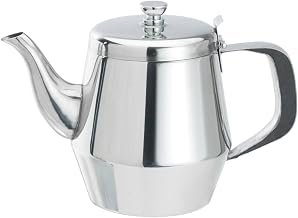 Winco 28 oz Silver Gooseneck Stainless Steel Teapot