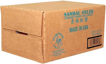 Huy Fong Sambal Oelex Chili Paste, 18 Ounce -- 12 per case.