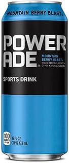 POWERADE Sport Drink, 16 Fl oz Cans (24 pack, Mountain Berry Blast)