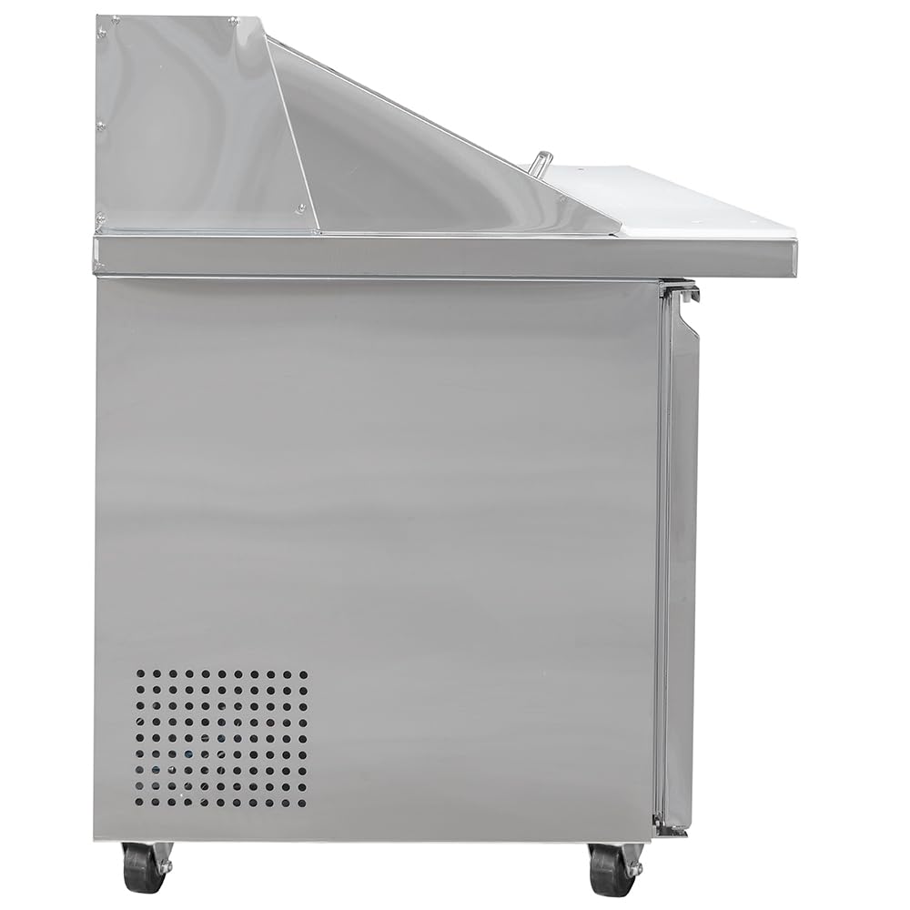 46 7/8" Mega Top Sandwich/Salad Prep Table w/Refrigerated Base by MOTAK – 51.97x38.98x49.21, In Description, Check Images, Model MST-48-18-X