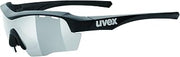 Uvex Sportstyle 104 Sunglasses Mat Black/Lt Mir Silver - Clear - Lt Mir Orange