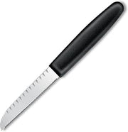 Victorinox 4-Inch Multiple Edge Decorating Knife, Black Polypropylene Handle