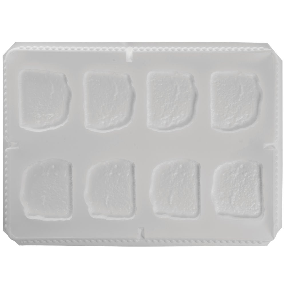 Mold, Plastic, Rectangular, White, 8 Servings by CULINARY PUREE INC – Plastic, White, Model MEATLOAF