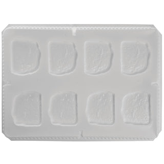Mold, Plastic, Rectangular, White, 8 Servings by CULINARY PUREE INC – Plastic, White, Model MEATLOAF
