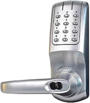 ANSI Grade 2 HD Electronic Lockset, CL5210IC-BS, Interchangeable Core, Brushed Steel