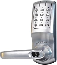 ANSI Grade 2 HD Electronic Lockset, CL5210IC-BS, Interchangeable Core, Brushed Steel