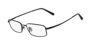 Black 52/18/140 MAN Eyewear Frame by Flexon – 52/18/140, Plastic, Black, Model FLHE600 N