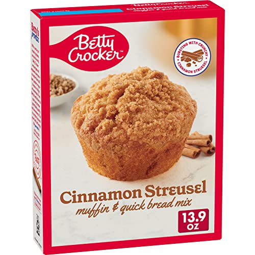Betty Crocker Cinnamon Streusel / 13.9 Ounce (Pack of 1) / 1 Muffins & Quickbreads