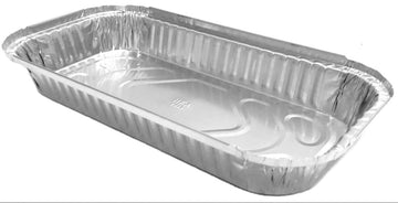 HFA 4046-40-250 Oblong 3 Lb. Aluminum Pan - 250 / CS