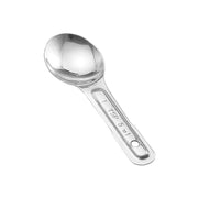 S/S 1/2 Teaspoon Measuring Spoon by Tablecraft – 4", 0.5 fluid_ounces, Stainless Steel, Silver, Model 721B