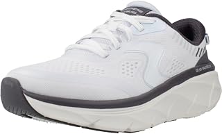 Skechers Womens D'Lux Walker 2.0 - Active Pace Sneakers, Color White/Multi, Size: 7 M US