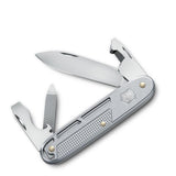 Synergy Alox Swiss Army Knife 9 Functions and Carry Clip by Victorinox – Silver, Model 0.8216.26