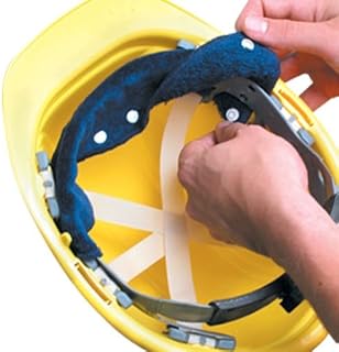OccuNomix Navy Terry Toppers(R) Snap-On Sweatband For Headgear
