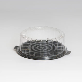 EZ Open Single Layer Cake Container with Dome Lid Clear by Inline Plastics – 100.0 liters, Plastic, Clear, Model 1007SBK