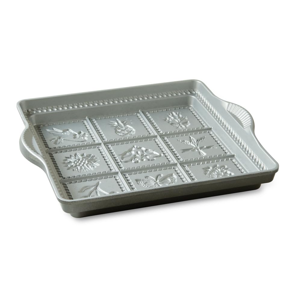 Nordic Ware Non-stick / 9x9 Inches / English Shortbread Specialty & Novelty Cake Pans