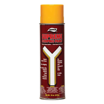 702 Supreme Striping Paint - Yellow by Aervoe – 20 Ounce (Pack of 1), Traffic Yellow Supreme, Model 702-1