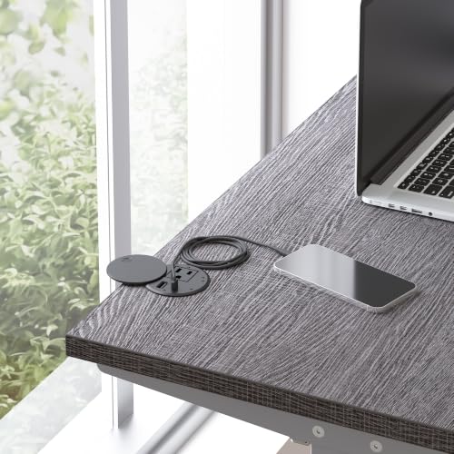 Bestar Bark Grey / 60W x 30D / Modern Monitor Stands
