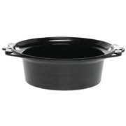 Large Oval Serving Bowl Black Melamine- 20 1/2"L x 12 1/10"W x 6"H by HUBERT – Melamine, Black, Model H0009-BLACK