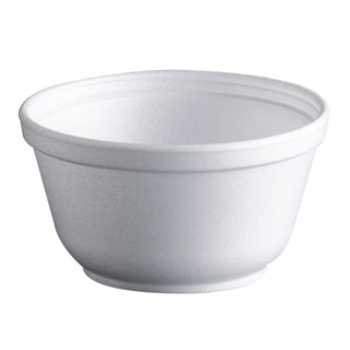 DART 10B20 Foam Bowls 10 Ounces White Round by Office Realm – 10 ounces, Insulated Foam, White, Model DCC10B20