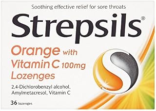 6 x Strepsils Orange with Vitamin C (36) by Strepsils