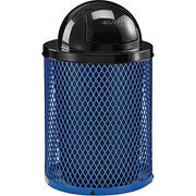 Global Industrial Blue / 23.5 inches (Diameter) x 40 inches (Height) / Industrial Trash, Recycling & Compost