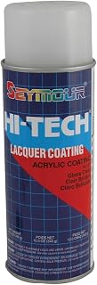 Seymour of Sycamore 16-121 16 oz Hi-Tech Lacquer Spray Paint, Gloss Clear Acrylic - Pack of 6