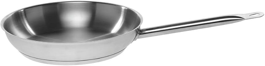 HUBERT Fry Pan Stainless Steel - 8"Dia x 1 1/2"H