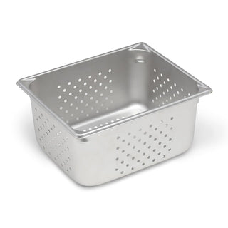 Vollers Super Pan SP5 Perforated 0.04 x 5.9 inches (1/2 x 150 mm) by Vollrath – 1/2×150, Stainless Steel, Sliver, Model ASCB513