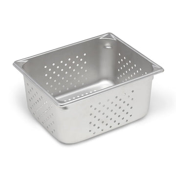 Vollers Super Pan SP5 Perforated 0.04 x 5.9 inches (1/2 x 150 mm) by Vollrath – 1/2×150, Stainless Steel, Sliver, Model ASCB513
