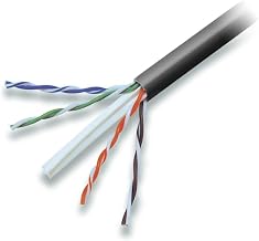 Belkin CAT6 Solid Bulk Cable, Plenum (Black)