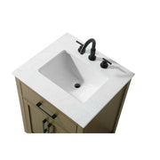 Alden Bathroom Vanity Chestnut Brown by Lighting Design – Wood, Chestnut Brown, Model VF29724MCB