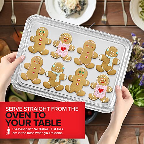 Stock Your Home 30 Pack / Silver / 30 Disposable Cookware