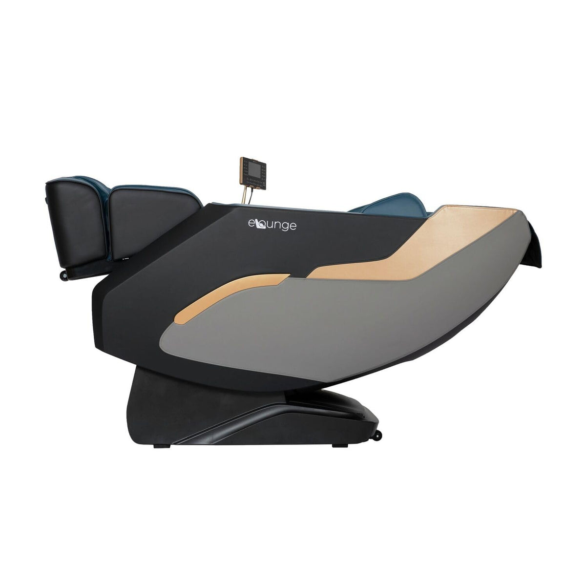 Enhance Massage Chair in Navy PU by Picket House Furnishings – 30"W x 60"D x 45"H, Metal, Navy, Model U-11680-1-600