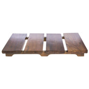 Wood Pallet Display Riser Rectangular - 24" L x 15" W x 2 1/2" H by HUBERT – Wood, Natural, Model 57222
