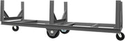 Durham BCT-2860-10K-95 Bar Cradle Truck, 3 Cradles, Gray