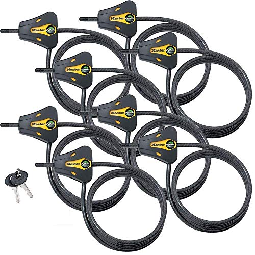 Master Lock 8 Pack / yellow and black / Modern Cables & Chains