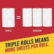 Brawny 12 Rolls (147 Sheets each) / White / 12 Triple Rolls = 36 Regular Rolls Paper Towels