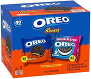 REESE'S Peanut Buttery Creme & OREO Double Stuf Cookies Variety Pack, 1.02 oz., 40 pk.
