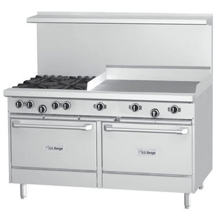 U Series 60" Gas Restaurant Range with (4) by Garland – 3.9 cubic_feet, Stainless Steel, Model U60-4G36SS