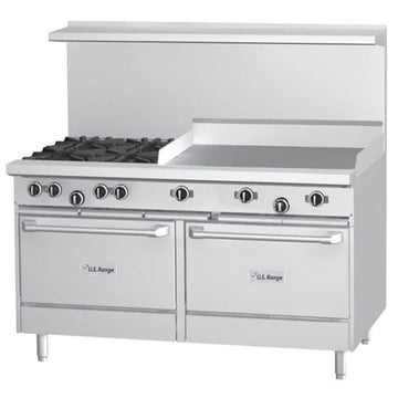 U Series 60" Gas Restaurant Range with (4) by Garland – 3.9 cubic_feet, Stainless Steel, Model U60-4G36SS