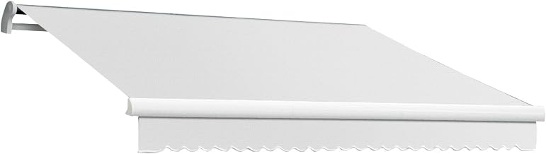 Awntech Retractable Awning Right Motor 24'W x 10'D x 10" H Off White