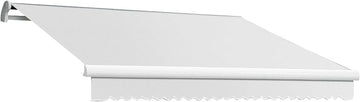 Awntech Retractable Awning Right Motor 24'W x 10'D x 10" H Off White