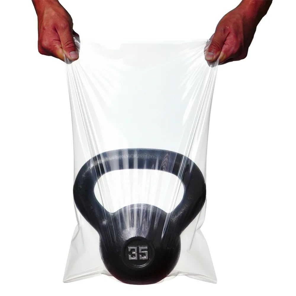 0.75 mil TUF-R Standard Linear Low Density Gusset Bag by Elkay Plastics – One Size, Blend, Multi, Pack of 1000, Model 7G104020