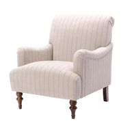 Brown Armchair with Hardwood Frame by Furnifact – 100% polyester, Hardwood and plywood frame construction, Brown