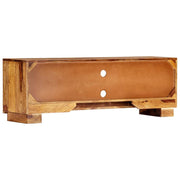 TV Stand 46.5"x11.8"x15.7" Solid Wood Acacia by vidaXL – Small, Wood, Brown, Model 248000