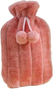 Hot Water Bottle Bag Hotpack for Hand & Feet Warmer Hot and Cold Compress Pain Relief(Pink Red)