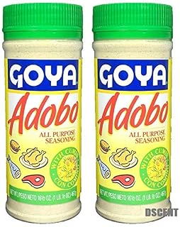 Goya Adobo All Purpose Seasoning with Cumin, Latin Spice Blend, Pack of 2