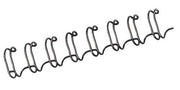 10mm Wire Binding Combs by Fellowes – std, Metal, Black, Pack of 100, Model 53265