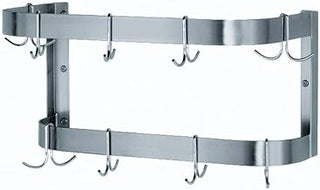 Advance Tabco SW-48-EC Wall Mounted Pot Rack, Double Bar, 48" W