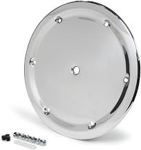 Weld Racing Mud Cover, Quick Release Fastener, Aluminum, Polished, 15 in Wheels, Each